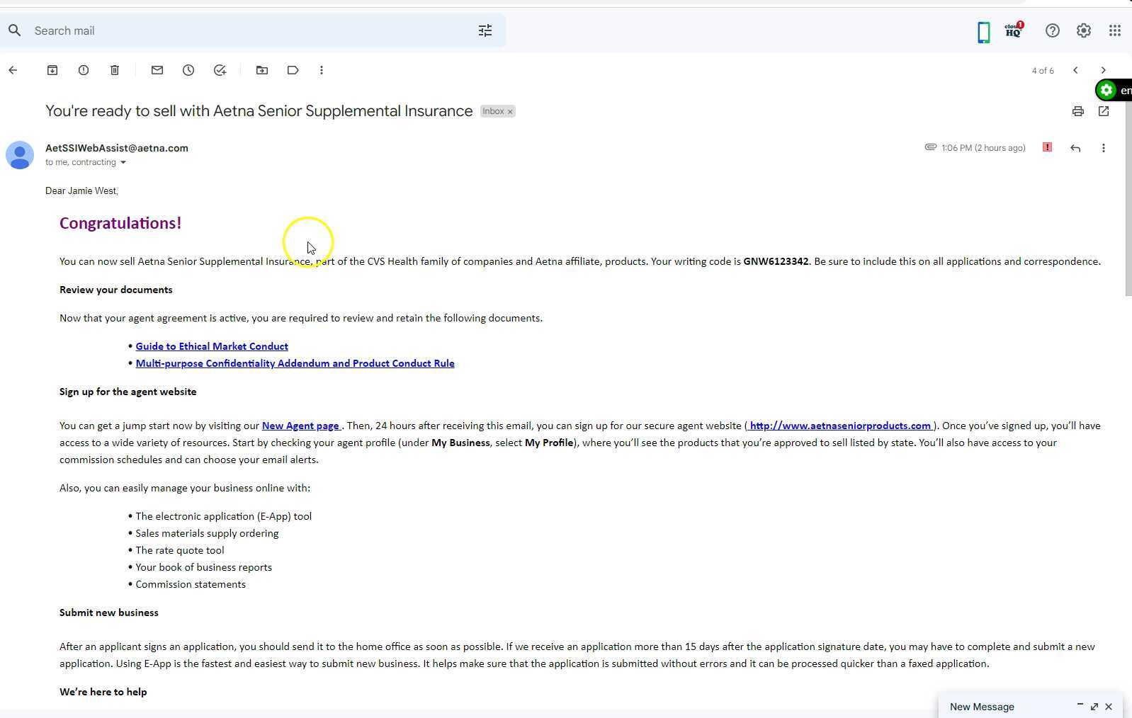 New approvals to clarify and Surebridge