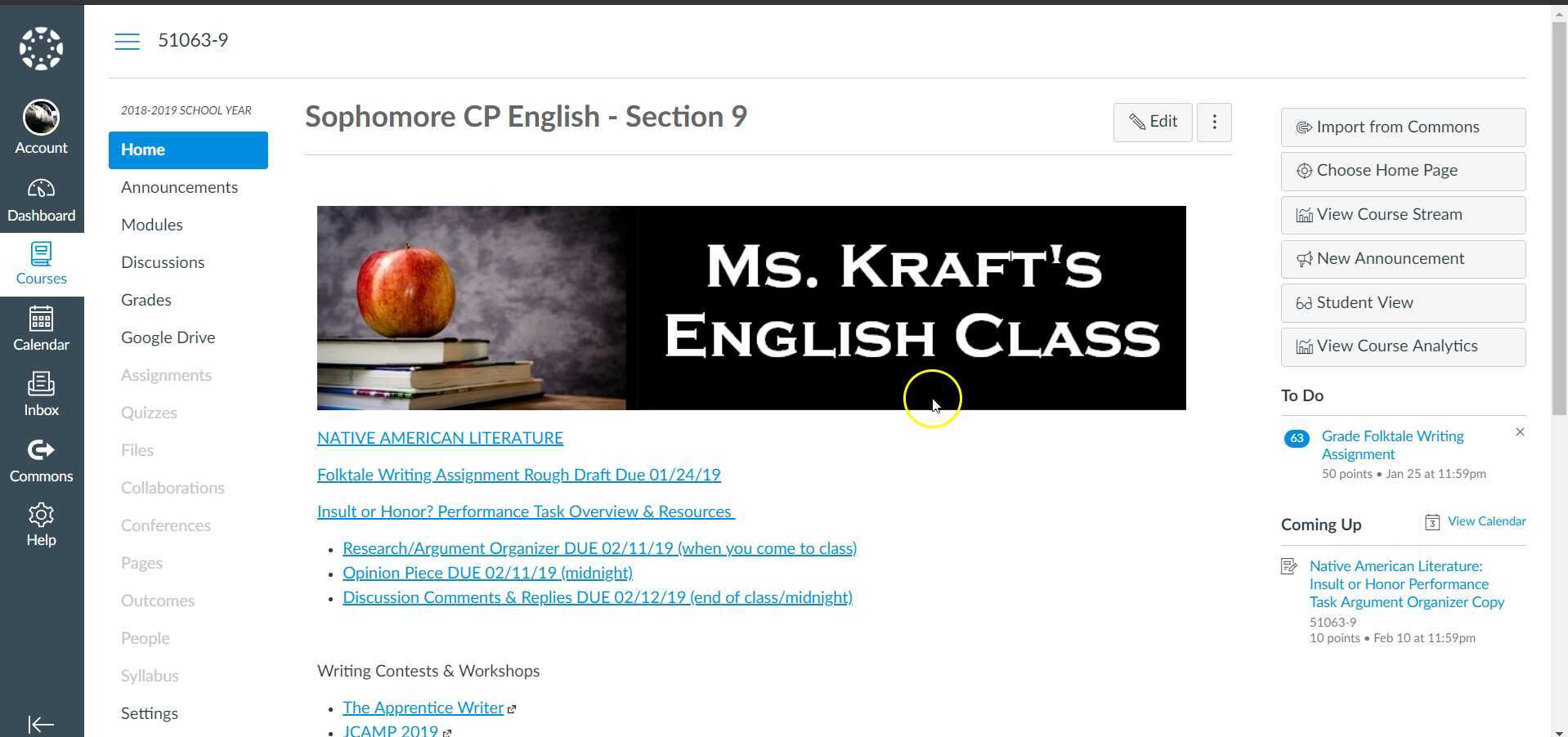 Canvas Discussion Board Instructions