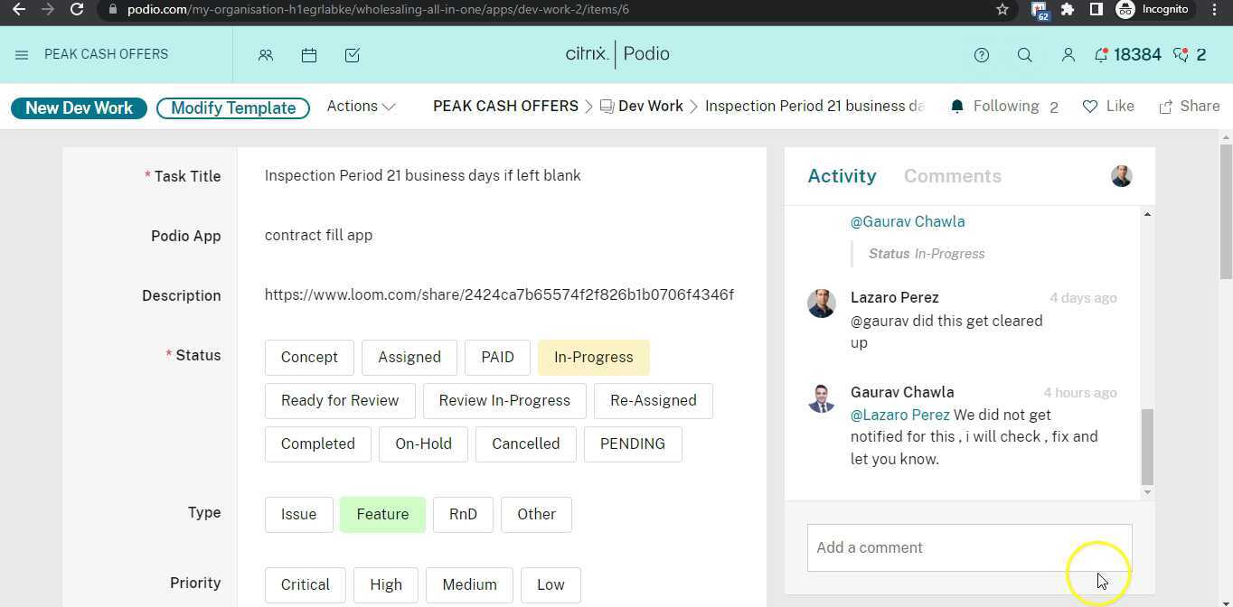 Corrected contract demo for lazaro