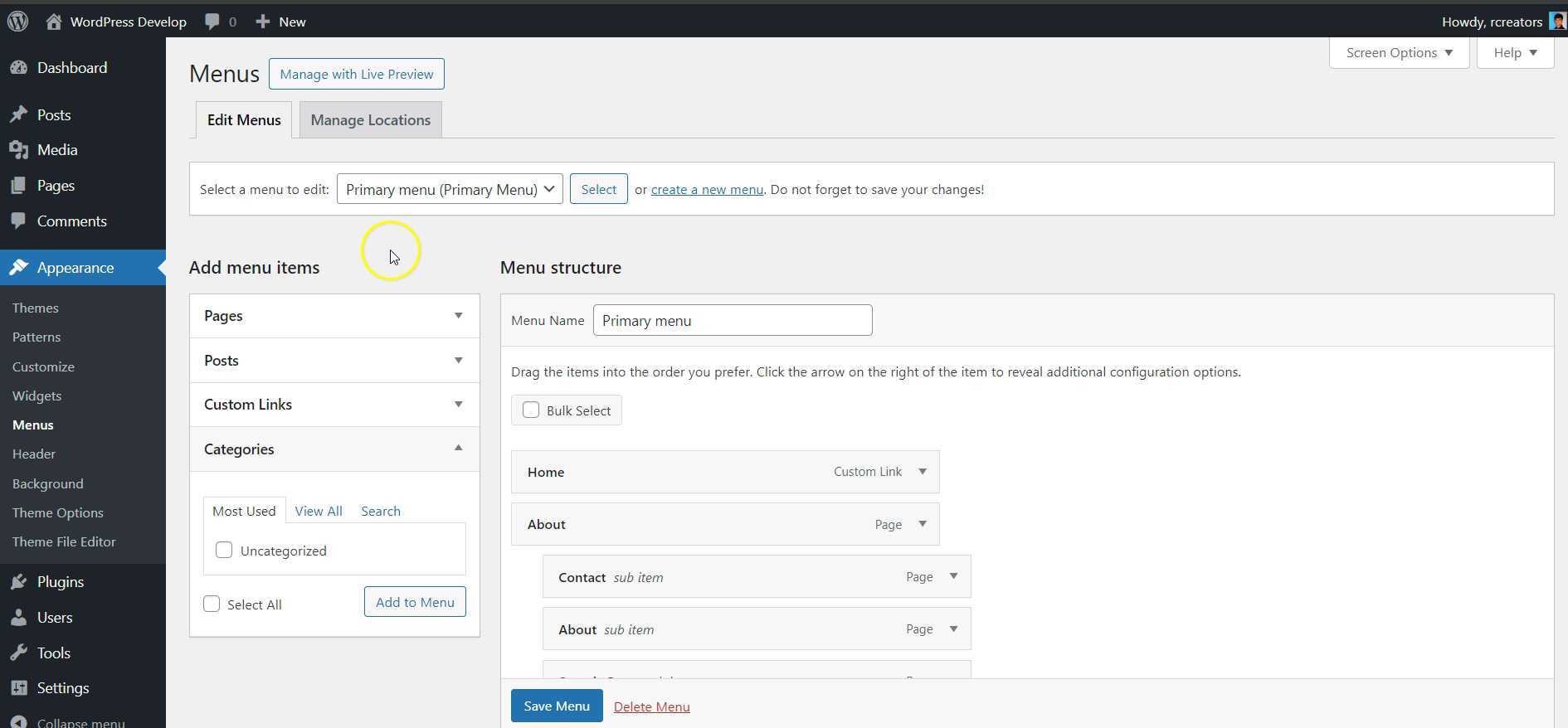 Improve the accordions accessibility