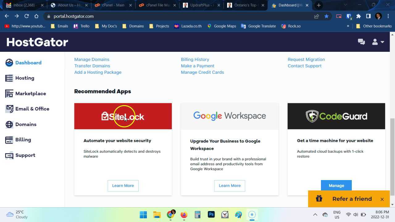 Codeguard hostgator