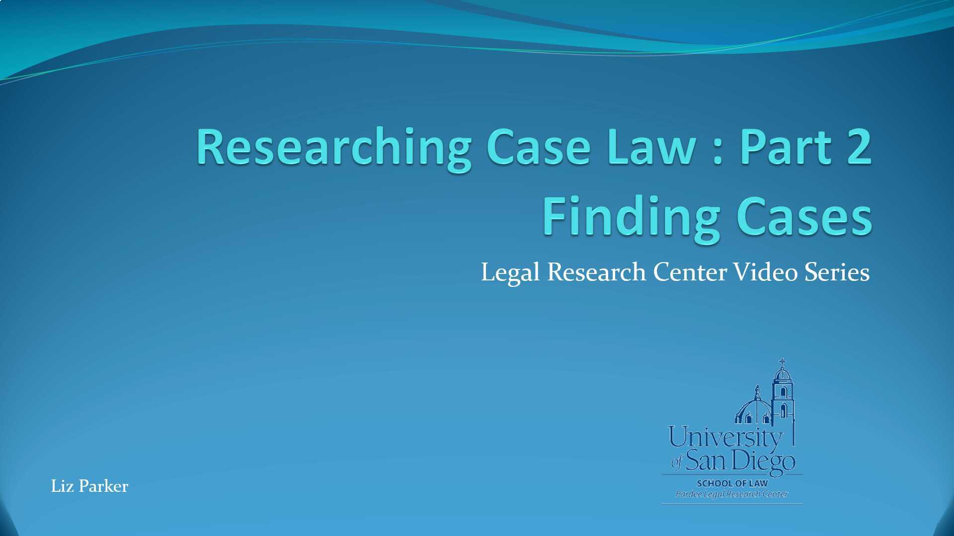 research case law