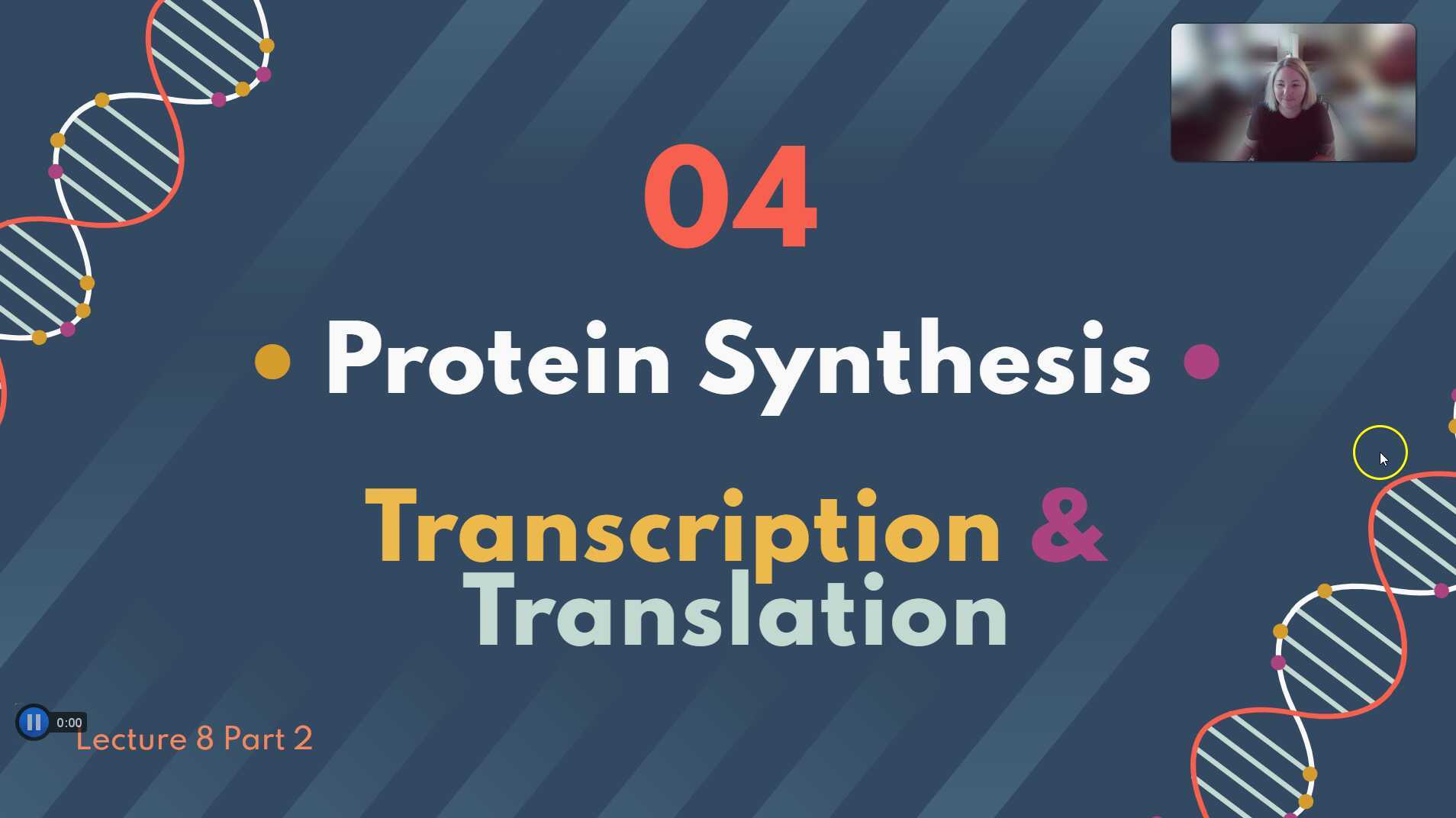 Lecture 8 part 2 how do cells make proteins 