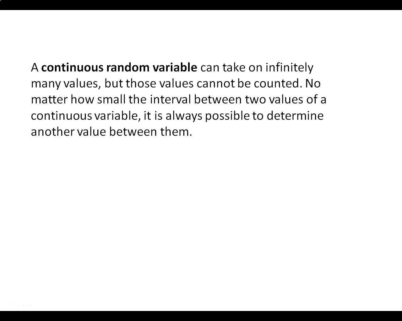 #25 Continuous Random Variables