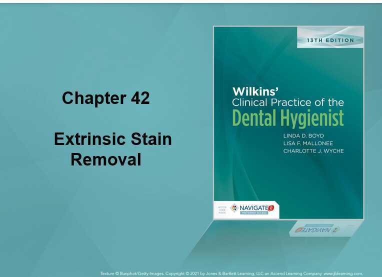 Chapter 42 Extrinsic Stain Removal