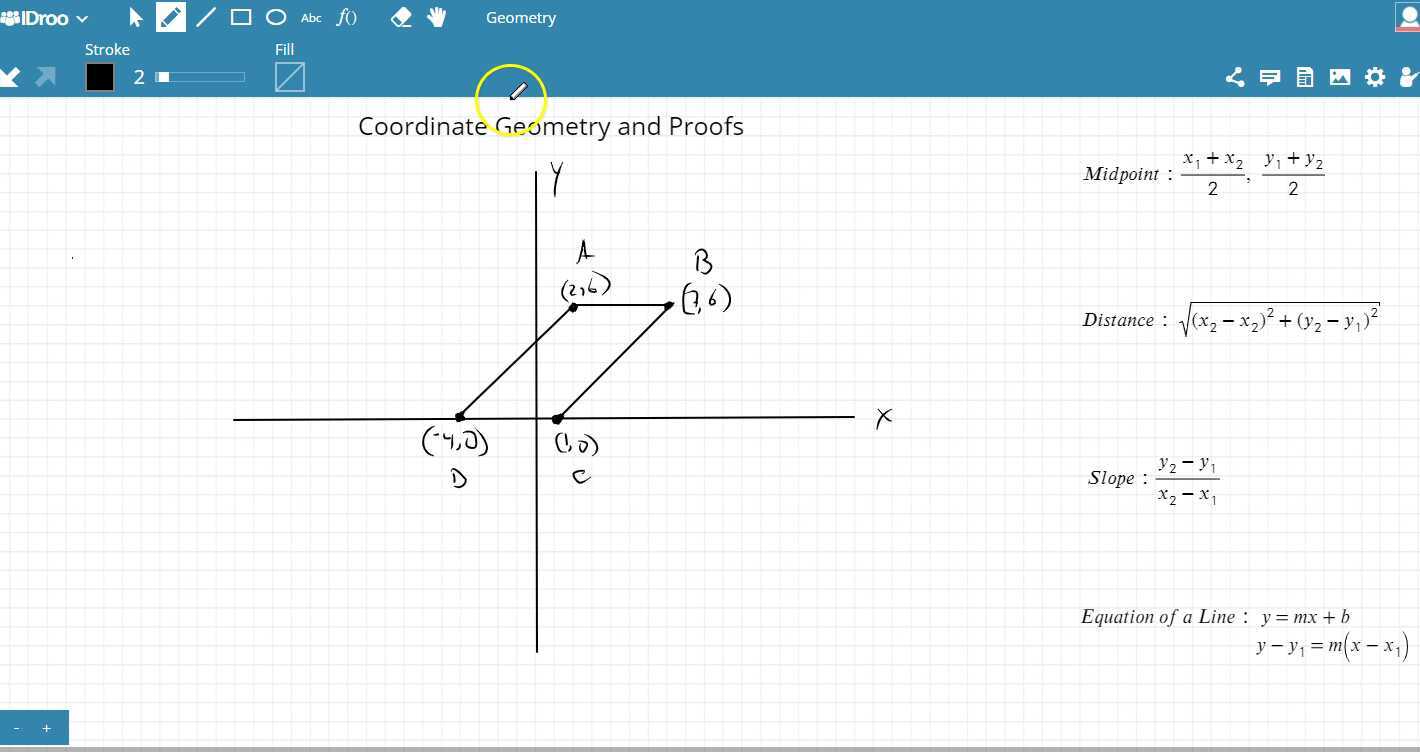 meaning of coordinate geometry