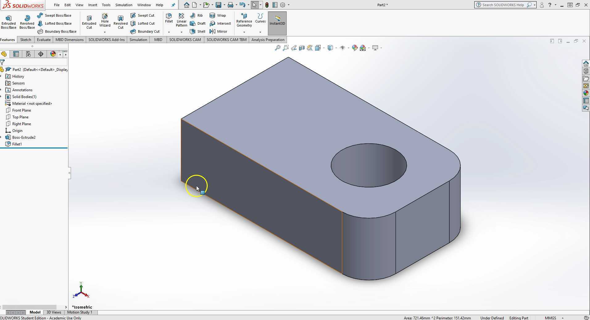 DT8A // Zerothickness geometry error