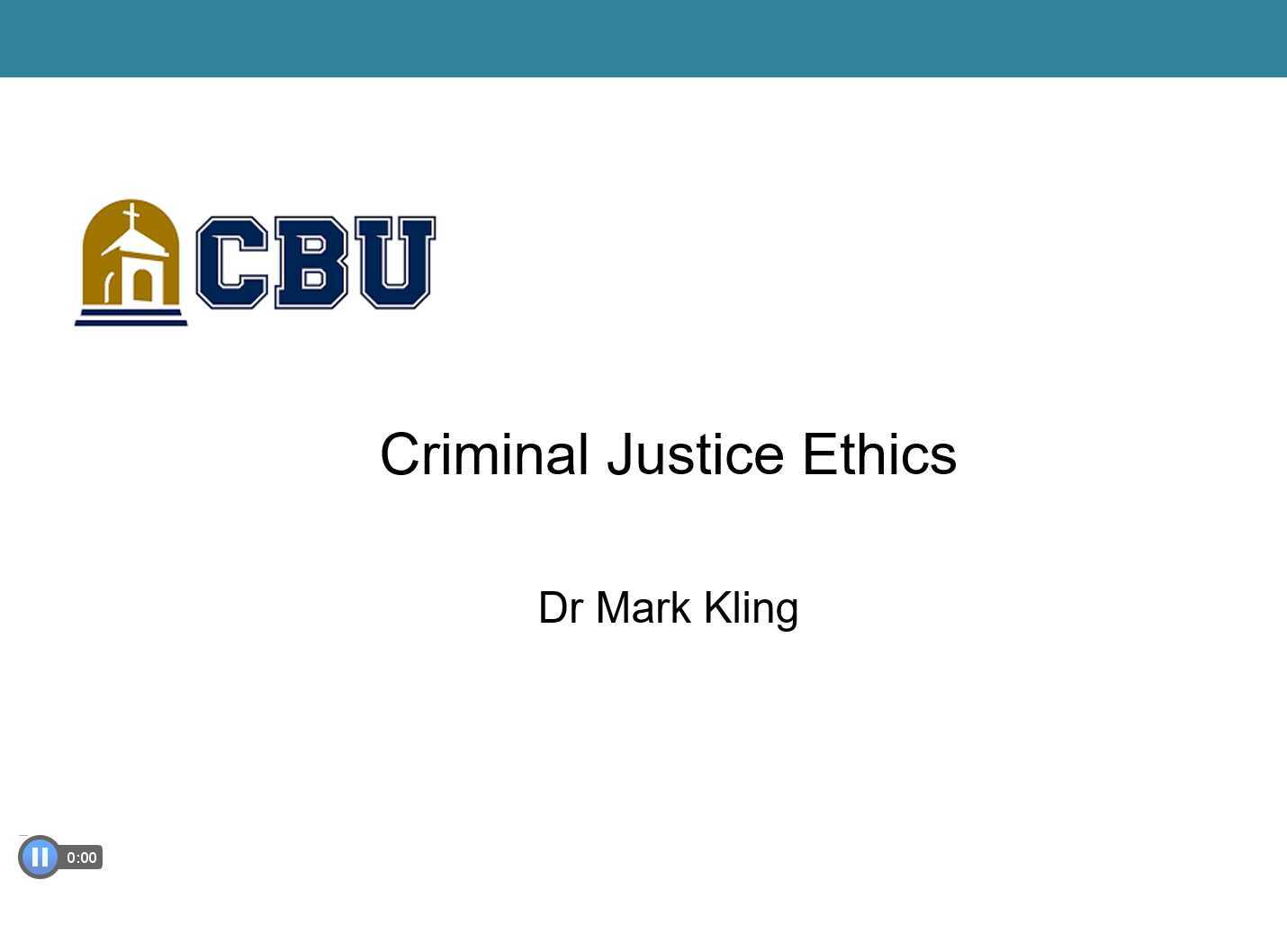 Criminal Justice Chapter 7