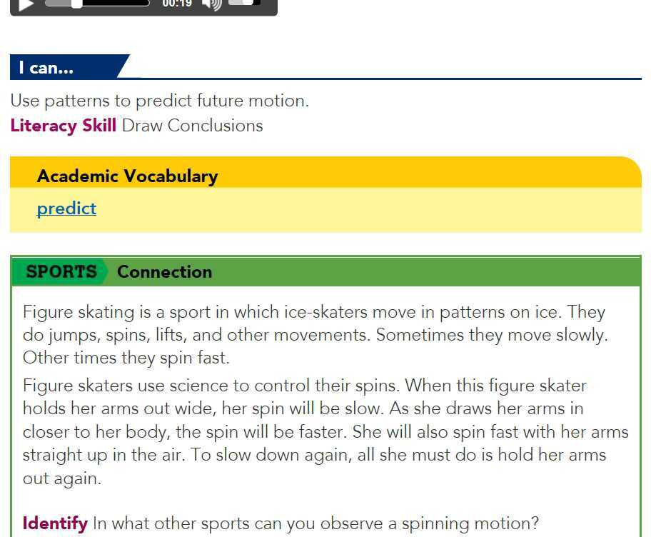Patterns in Motion p.16 and 18