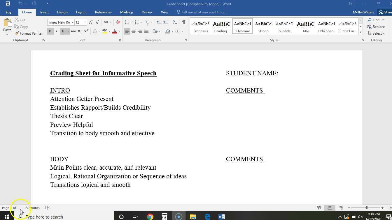 How to Give Your Informative Speech