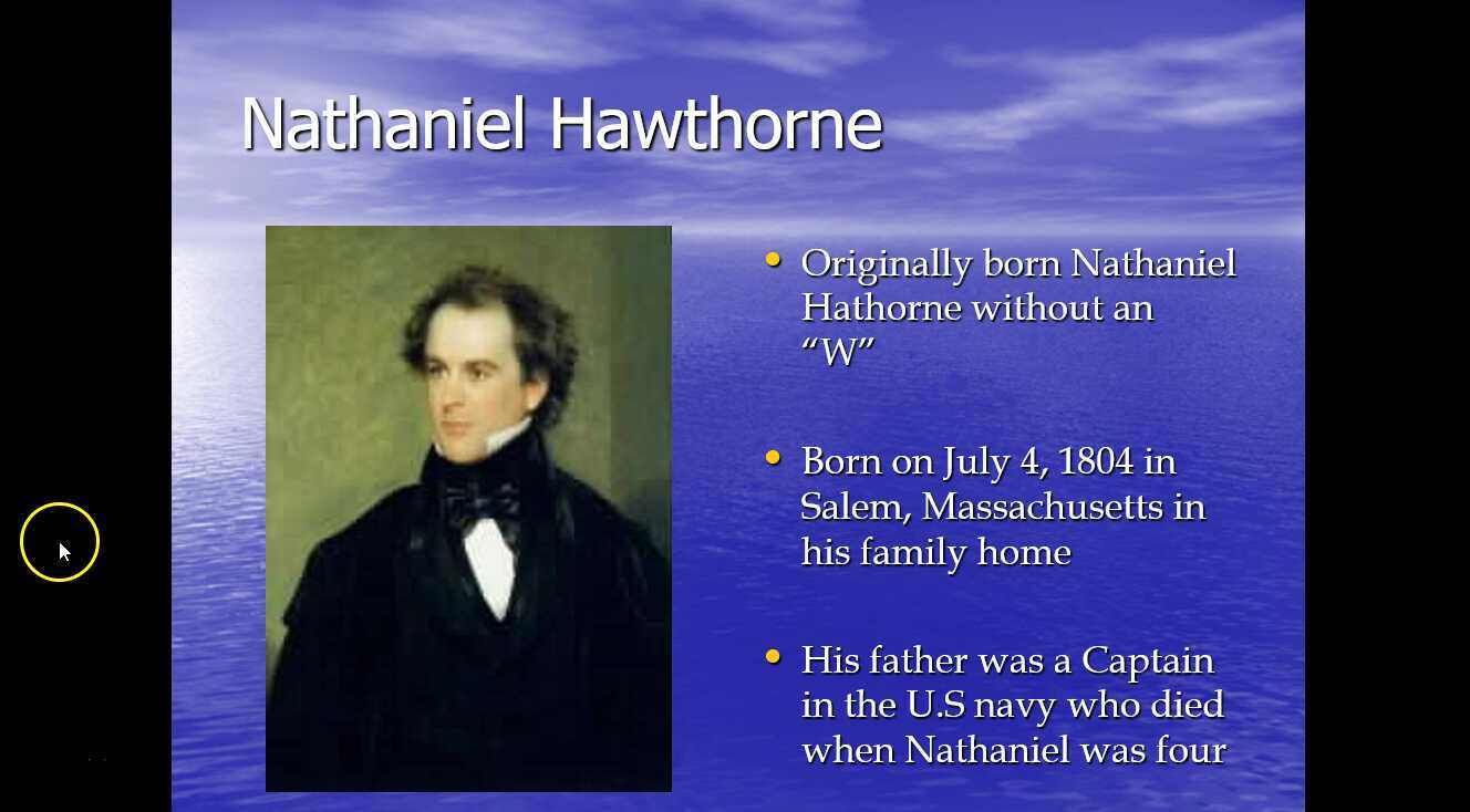 brief biography of nathaniel hawthorne