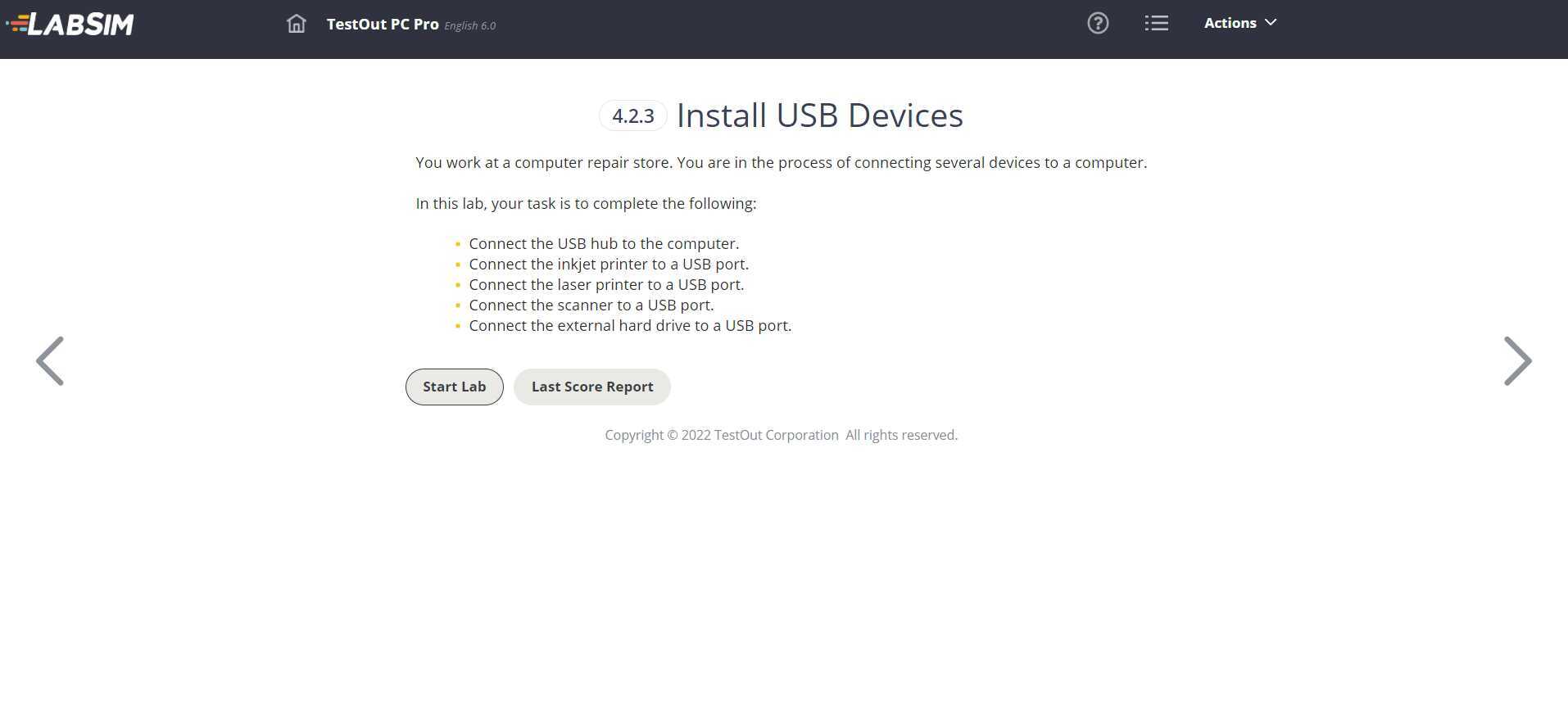 PC Pro Lab 04.02.03 Install USB Devices