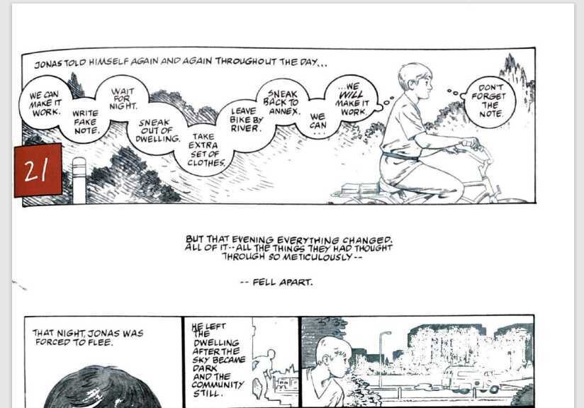 The Giver Graphic Novel Ch 21