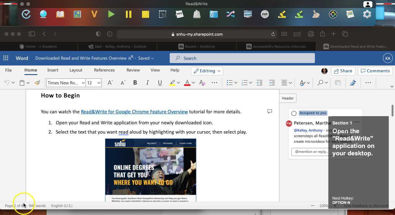 How to Have Read&Write Speak What is Typed