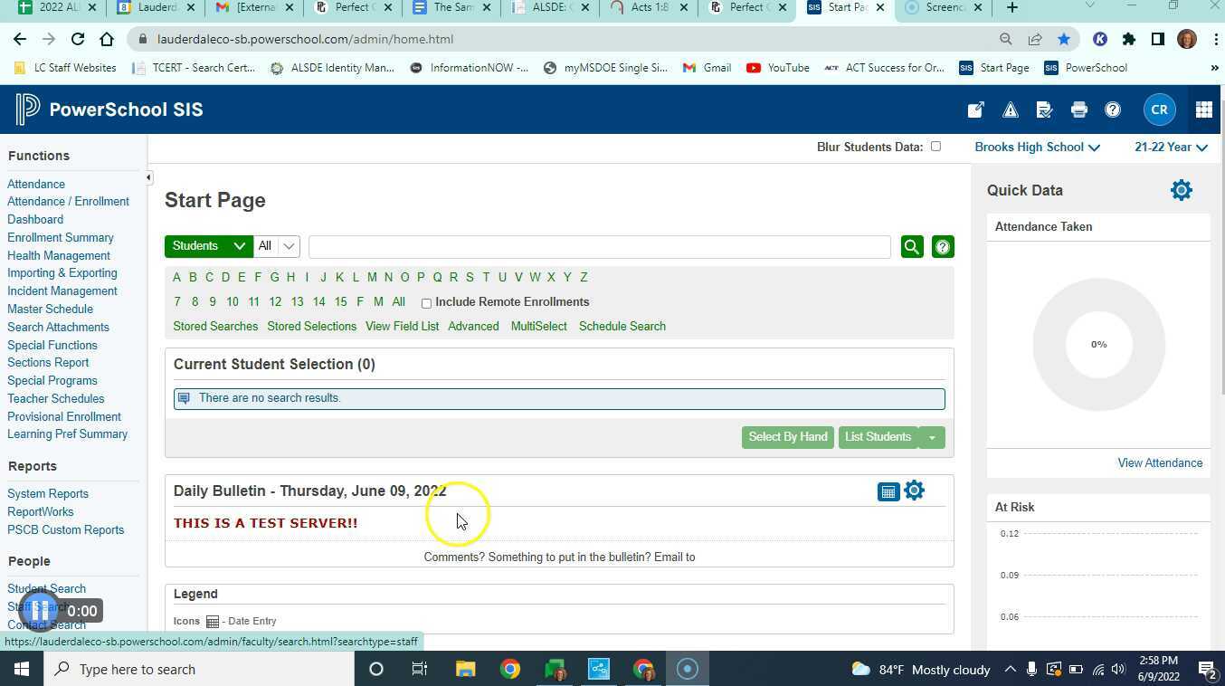 Earned Credits and Potential Credits Report