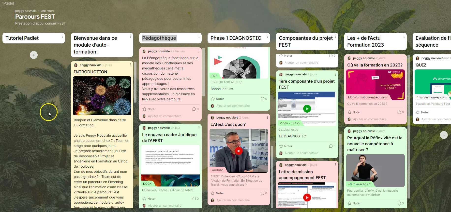 Tutoriel Padlet