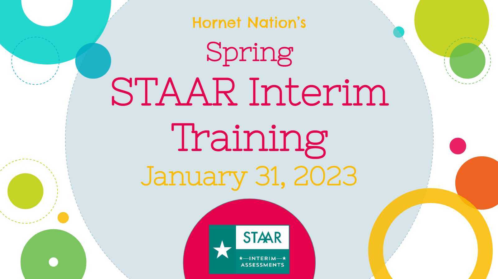 Spring STAAR Interim Training PART 1