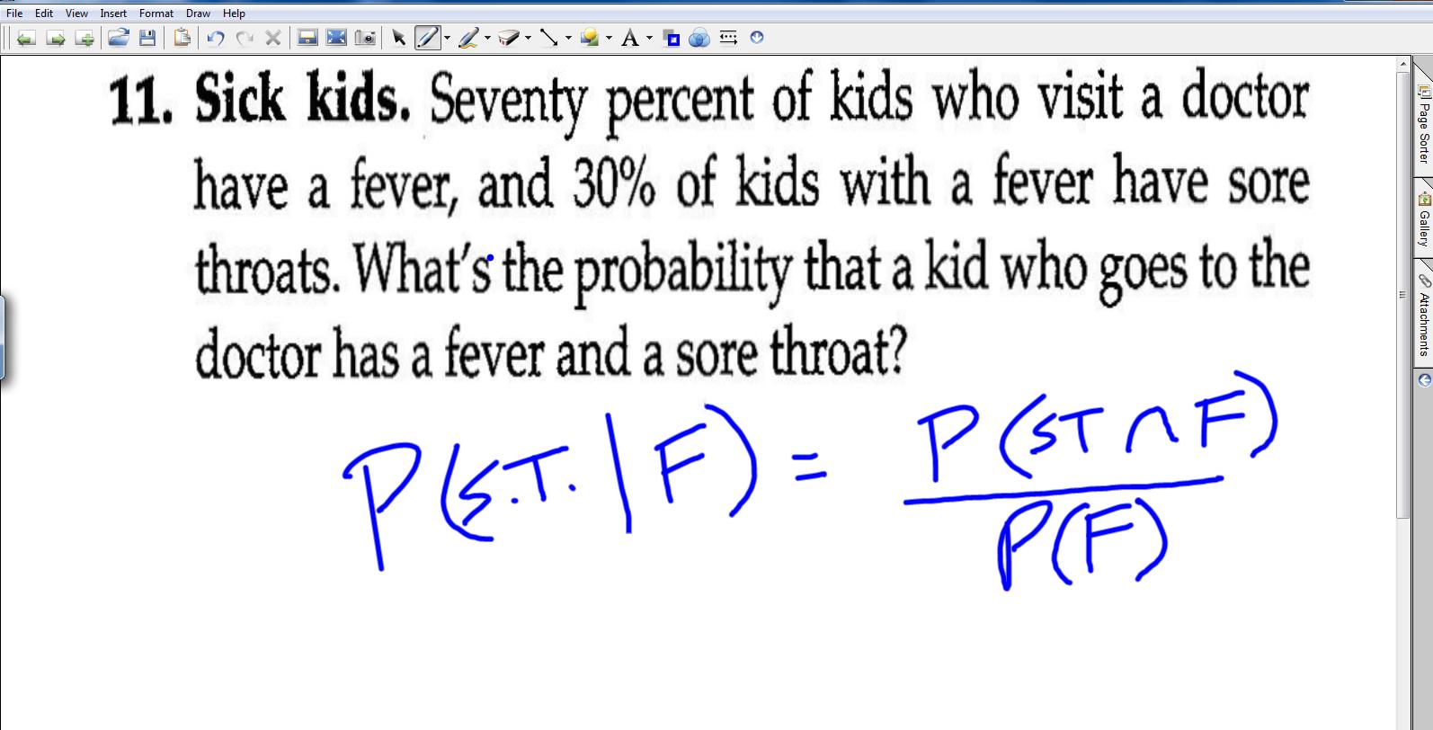 Conditional Probability Questions