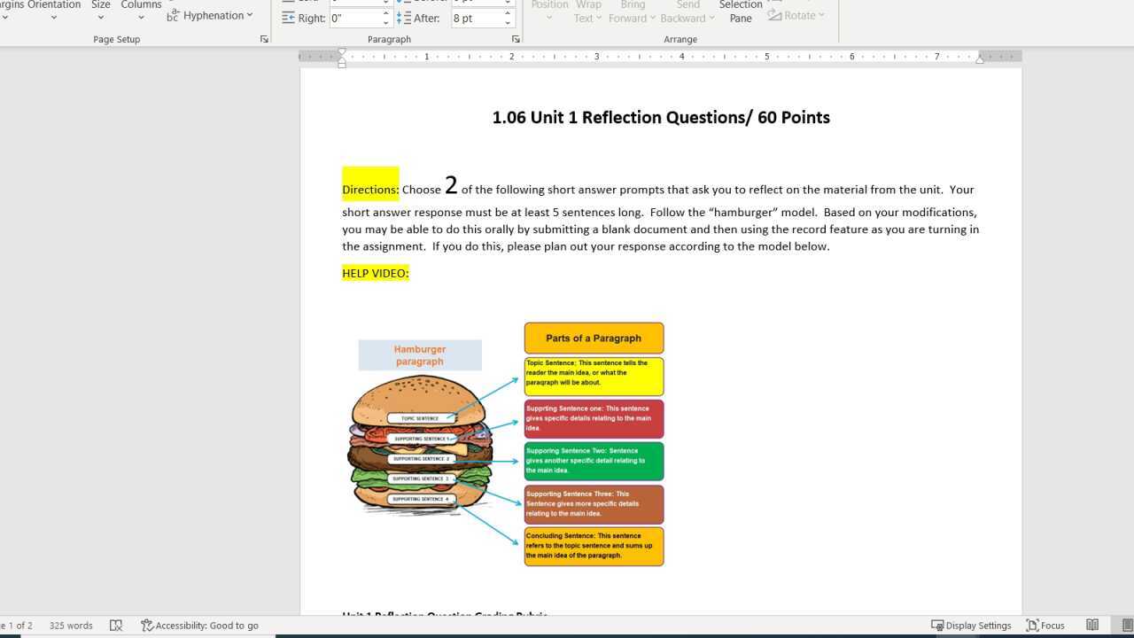 1.06 Unit 1 Reflection Questions