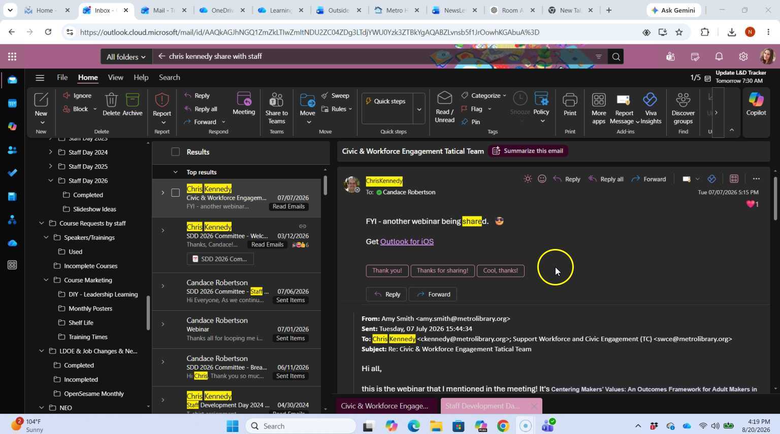 How to Add Upcoming Webinars and Trainings to Intranet_LD
