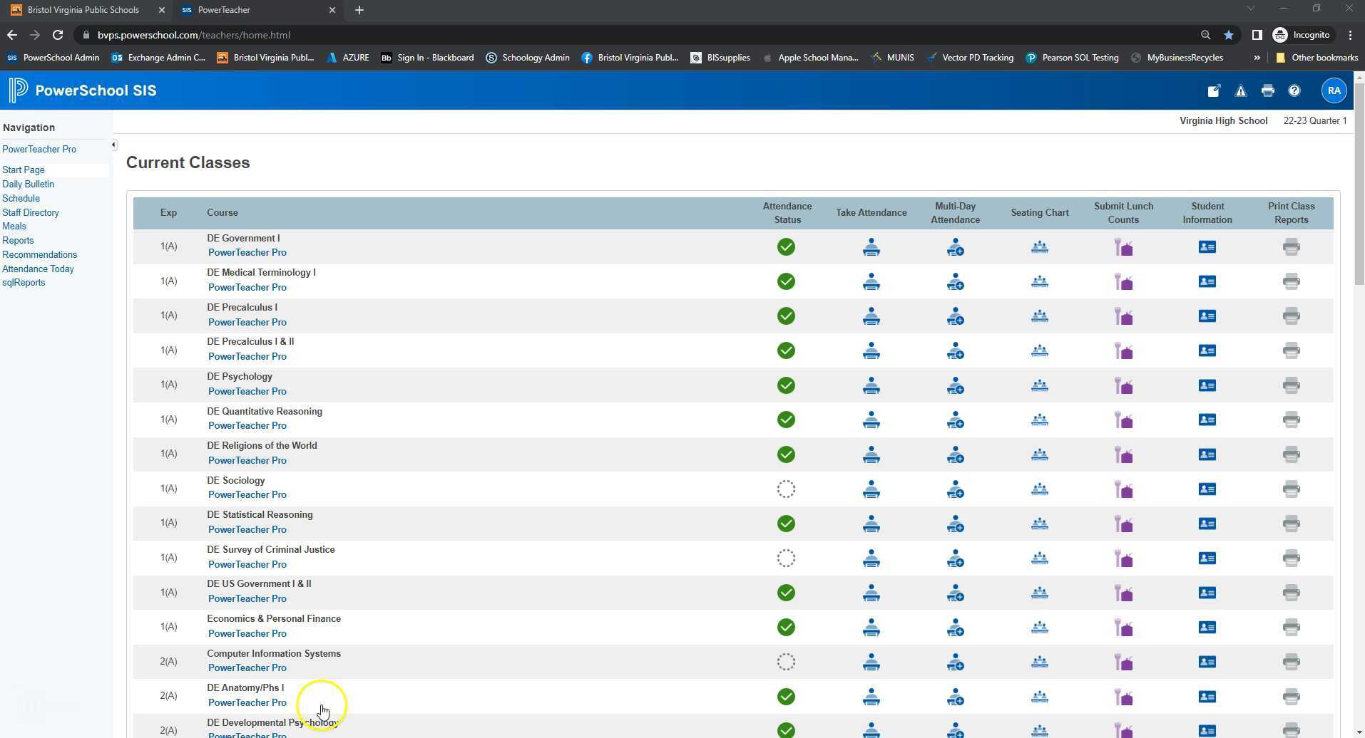 Creating an Assignment in PowerTeacher Pro