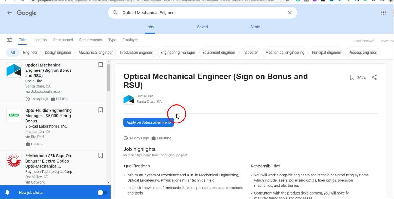 SocialHire Google Job Integration