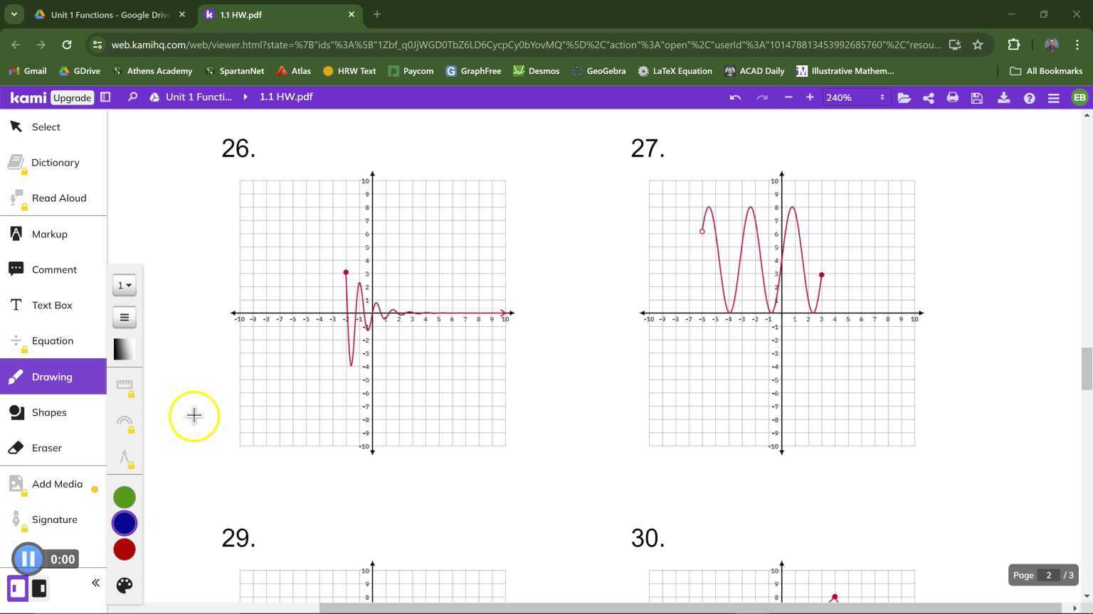 Alg 1 - 1.1 Range Examples