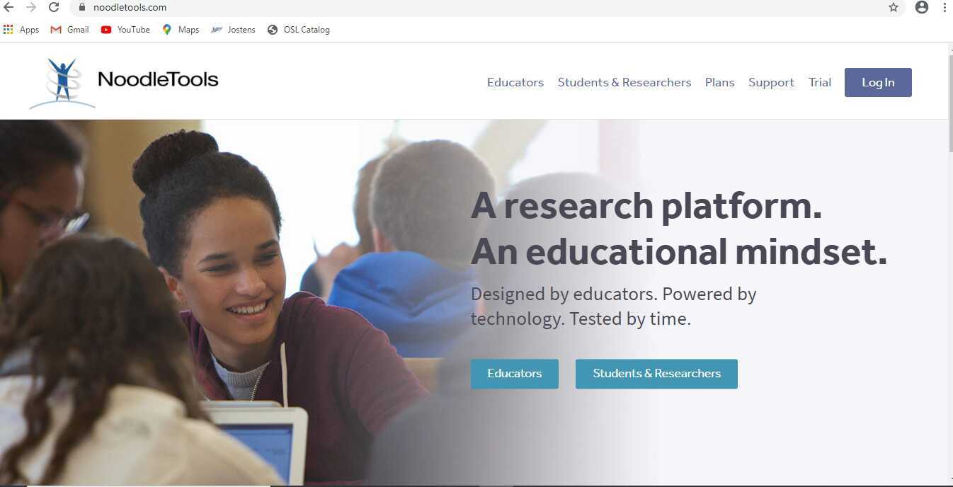 Noodletools Login/Register