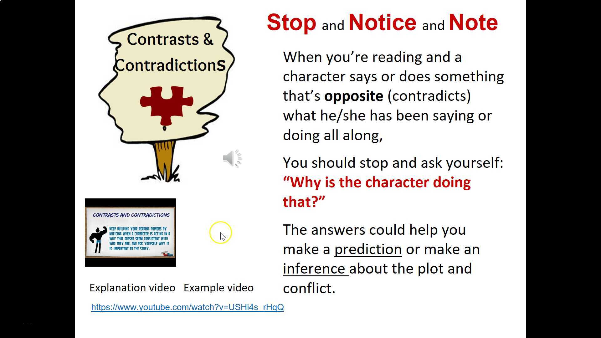 Contrast & Contradiction