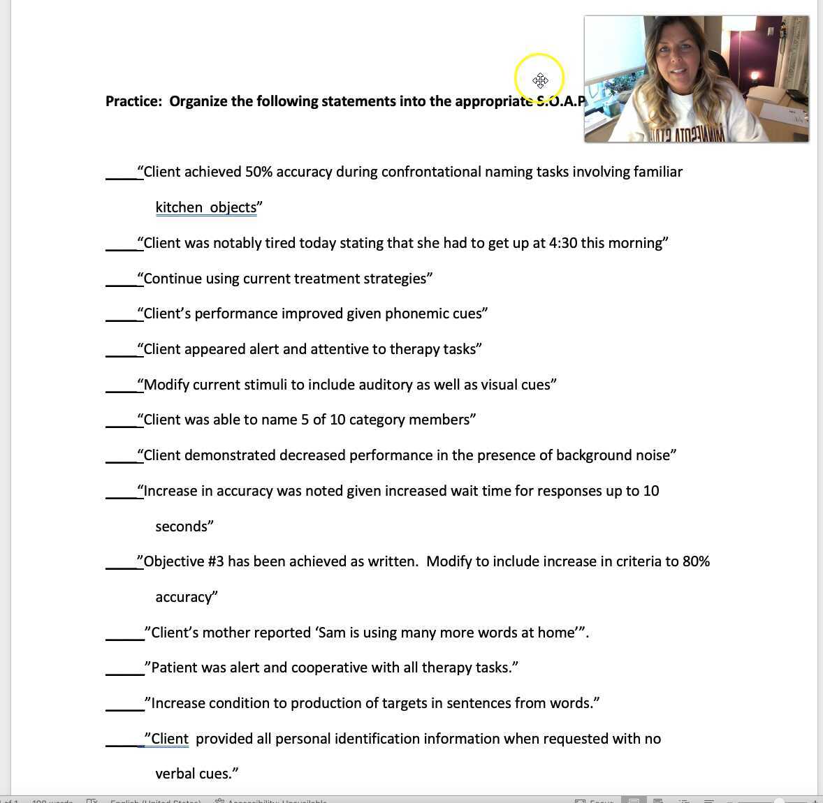 Writing Assignment Explanation