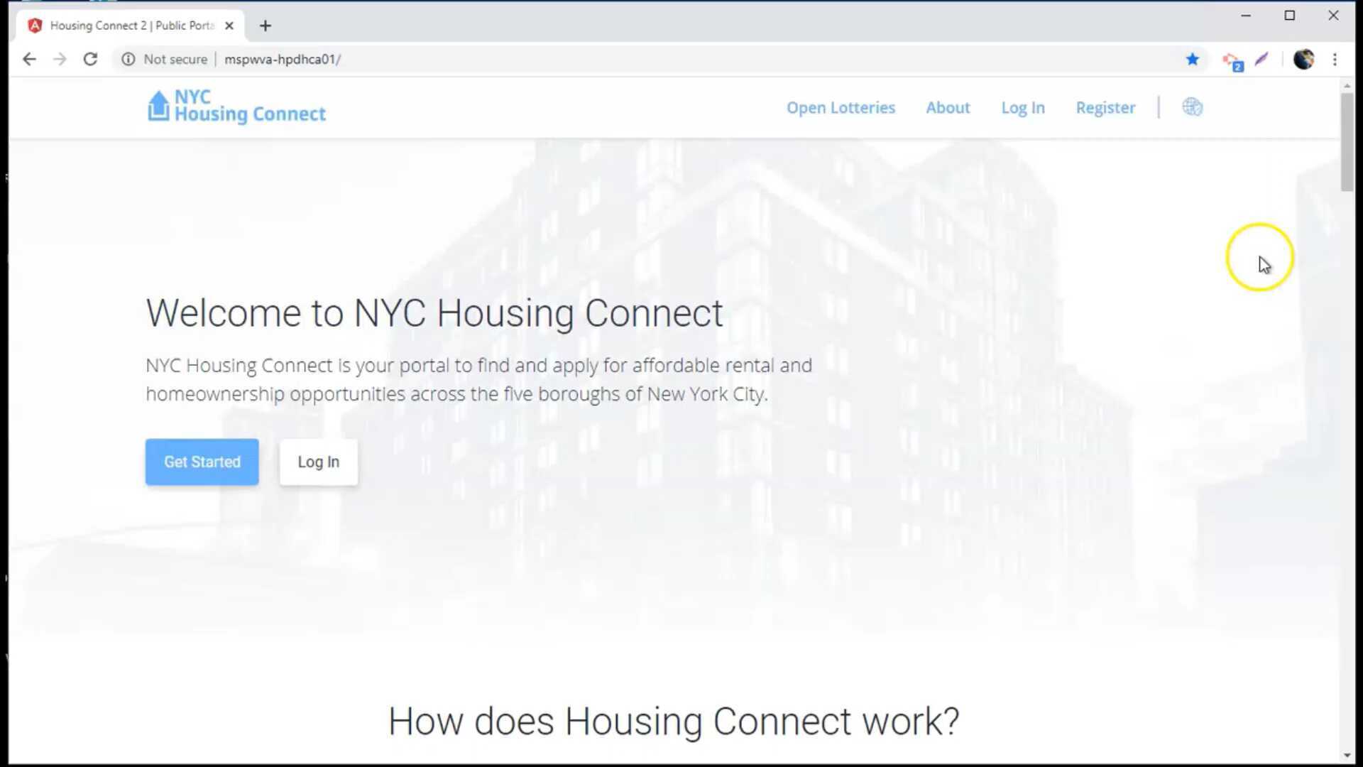 nyc housing connect affordable housing