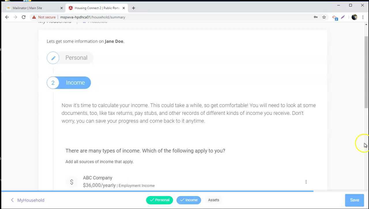 Housing Connect 2 Public Portal
