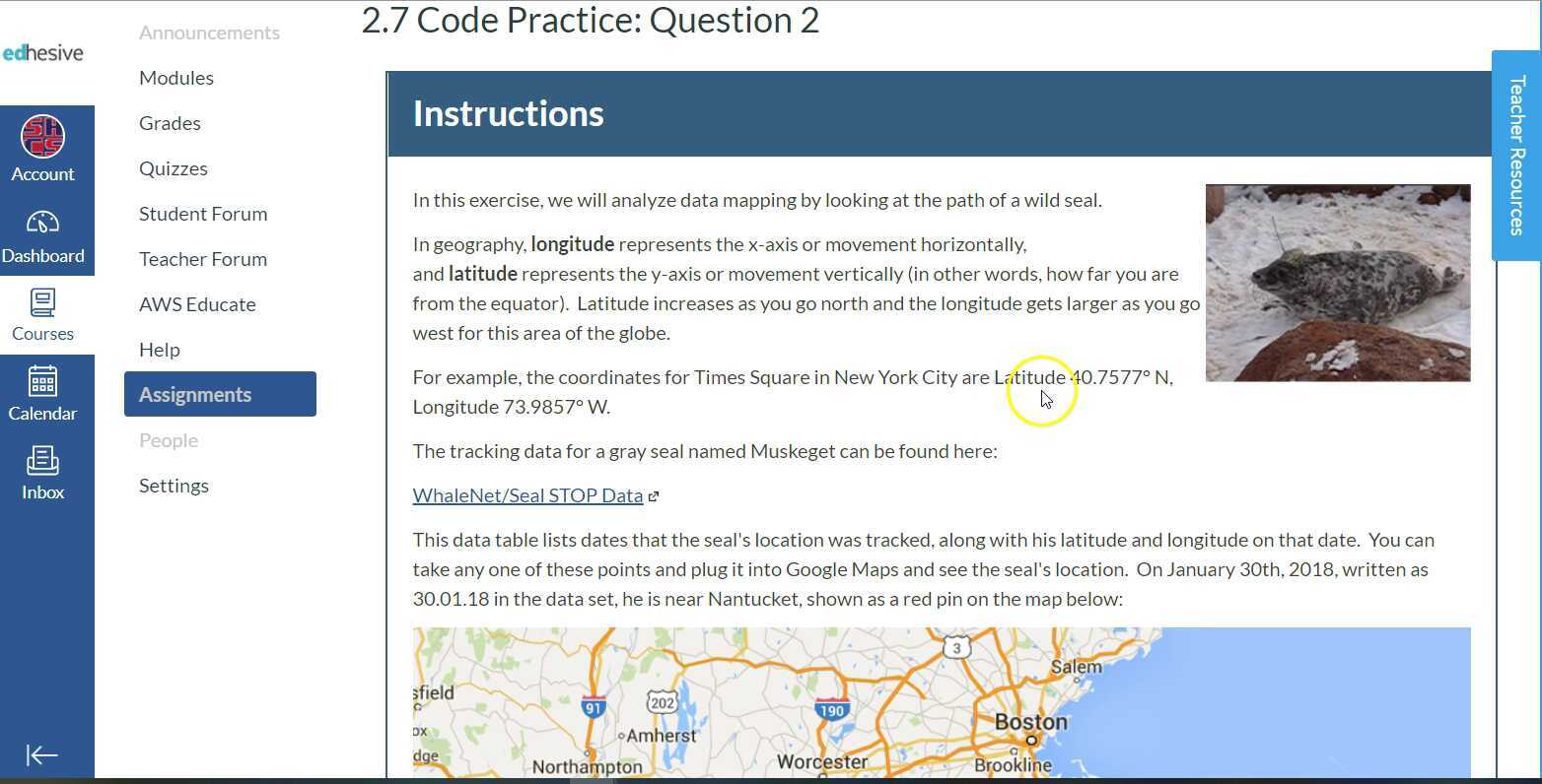 2.7 Code Practice: Question 2