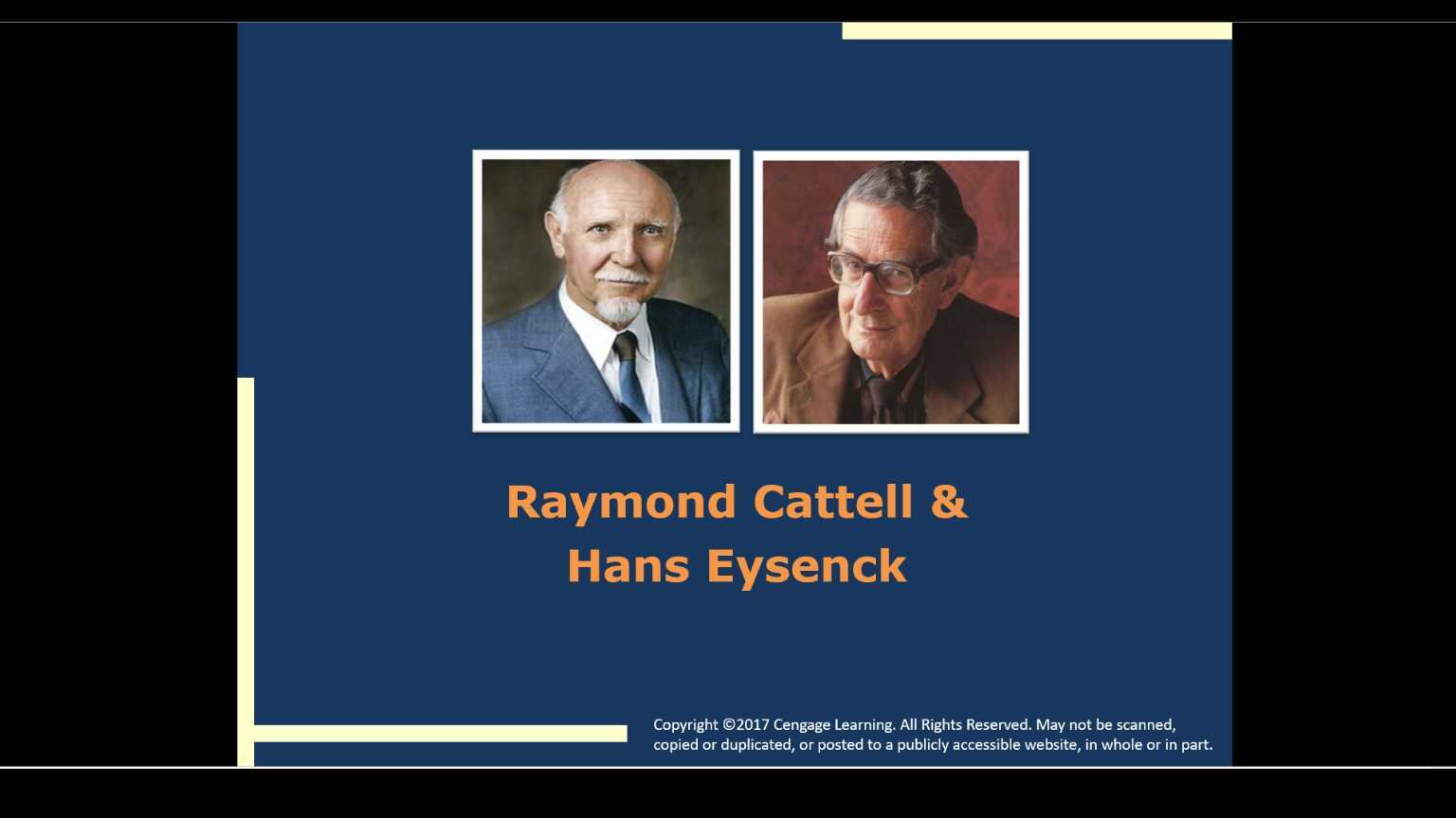 Raymond cattell hans eysenck