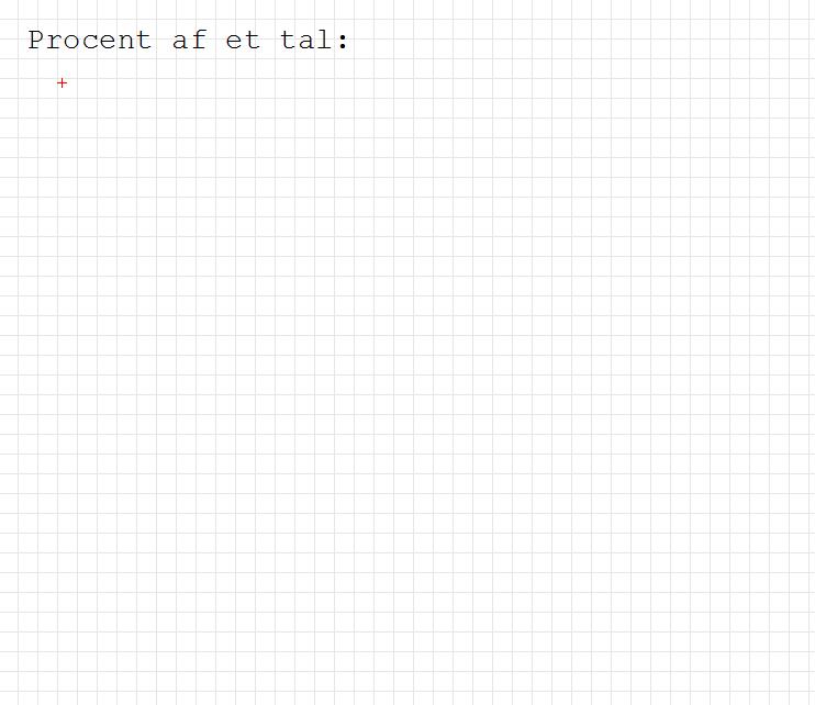 Procent Af Et Tal
