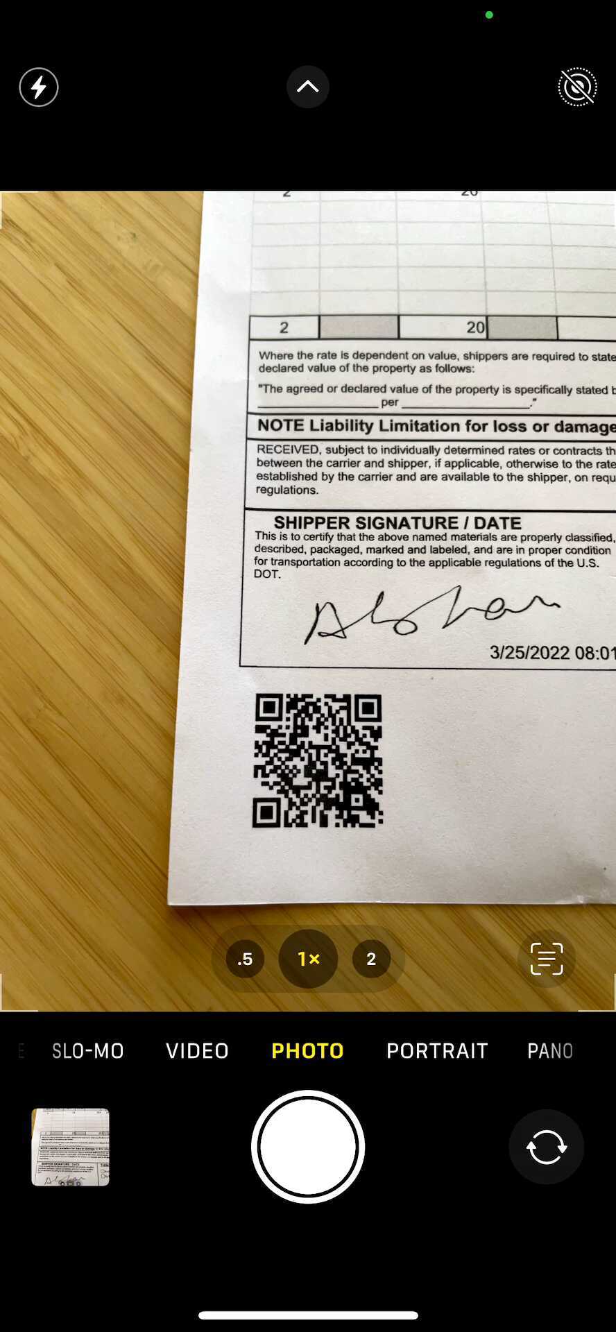 SmartBOL QR Code Delivery