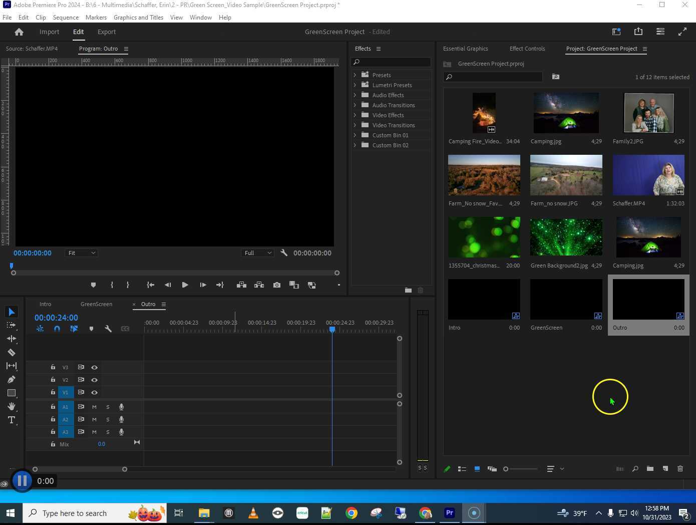 PR - Step 6 - Move files to Timeline