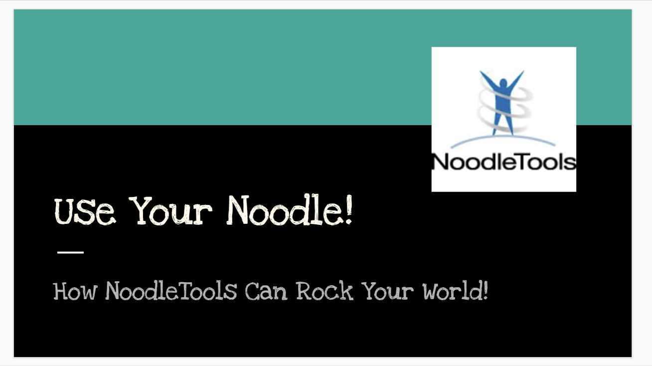NoodleTools Introduction