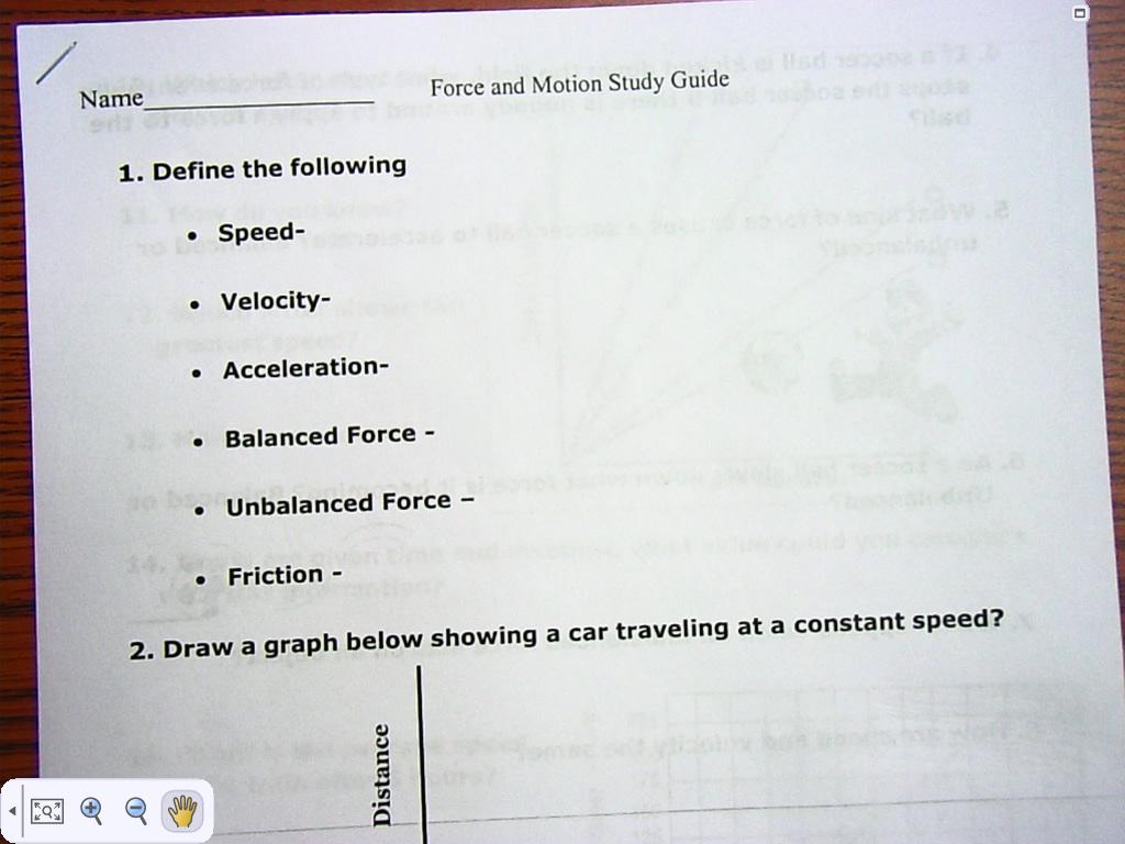 Force and Motion Test Review Part 1