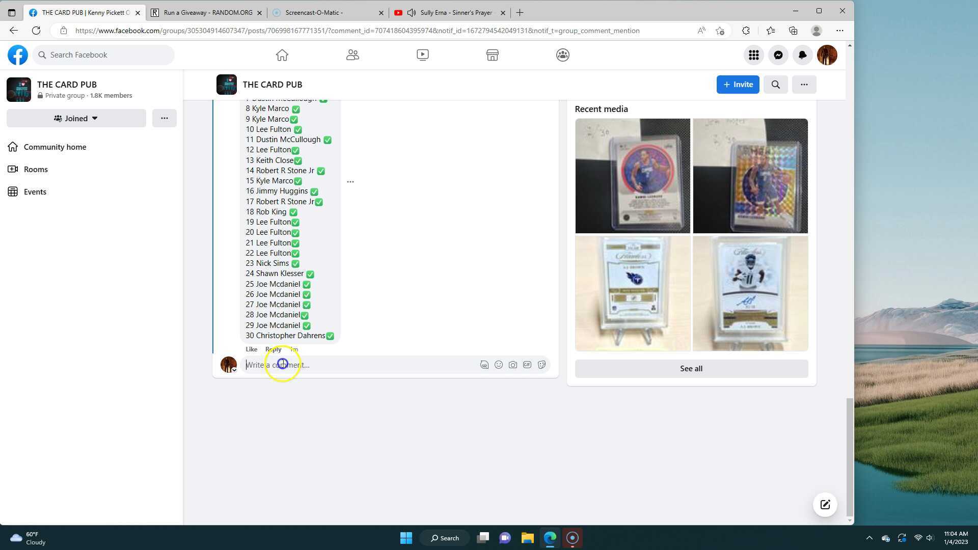 Kenny Pickett Origins RPA