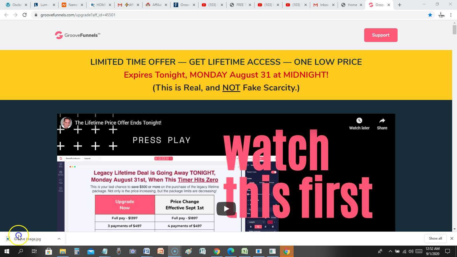 GrooveFunnels Lifetime Deal Original