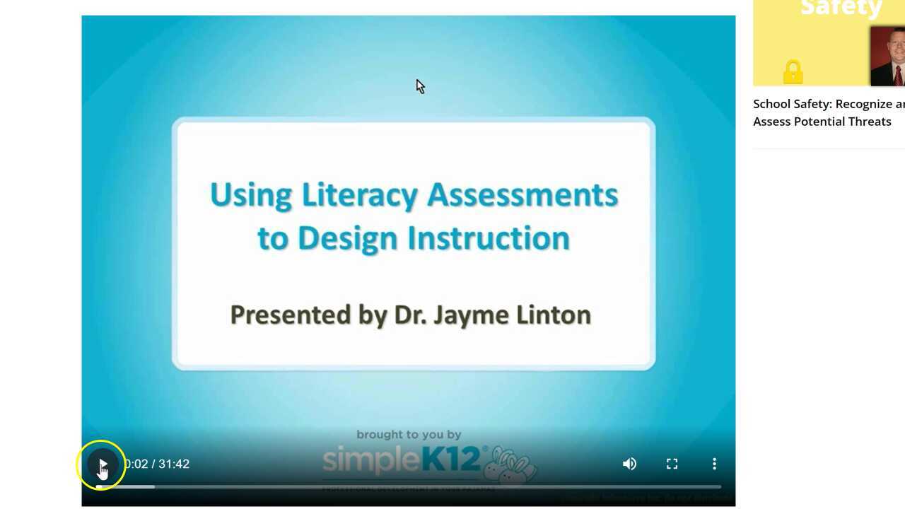 Using Literacy Assessments to Design Instruction