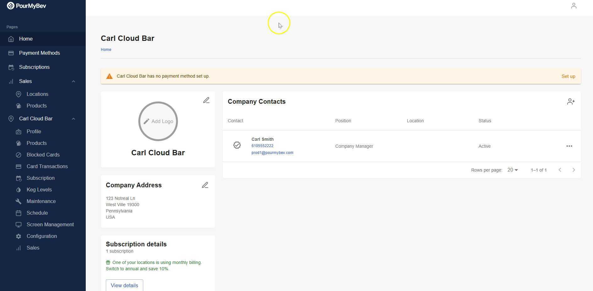Configure - Tap Numbers 