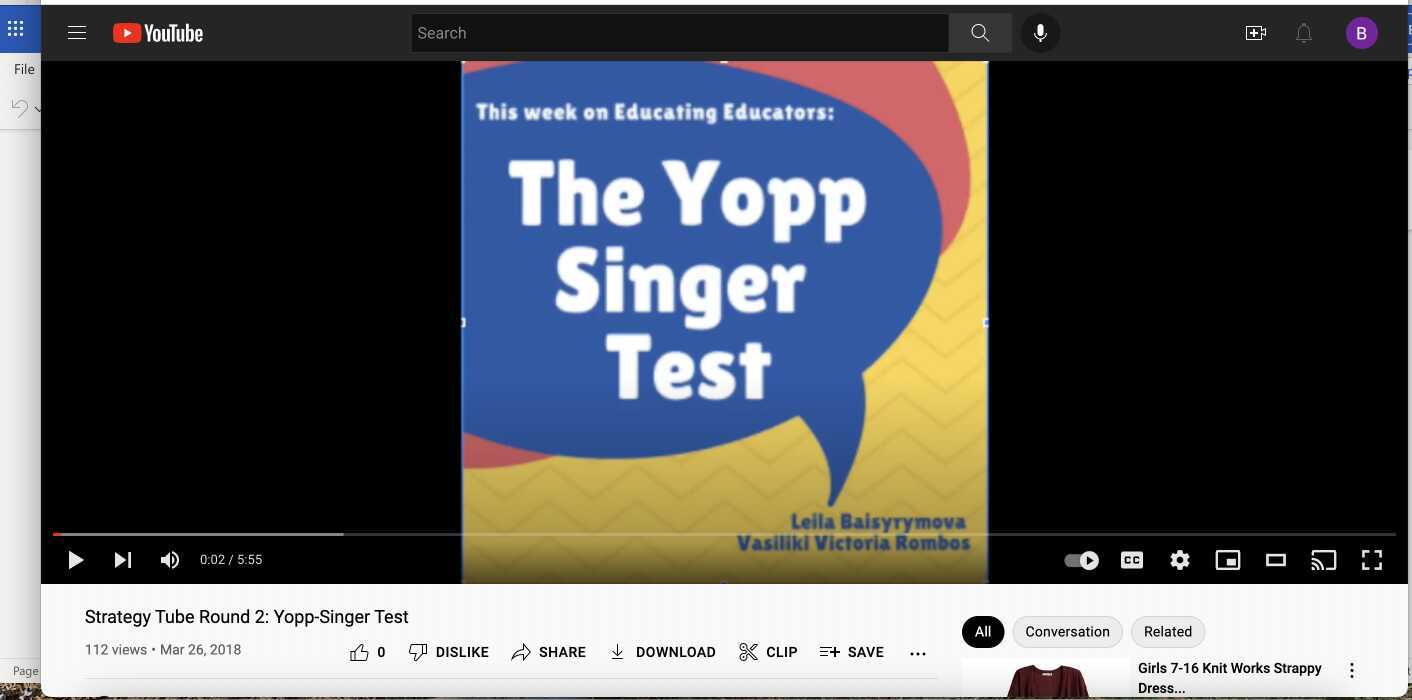 YoppSinger Assessment