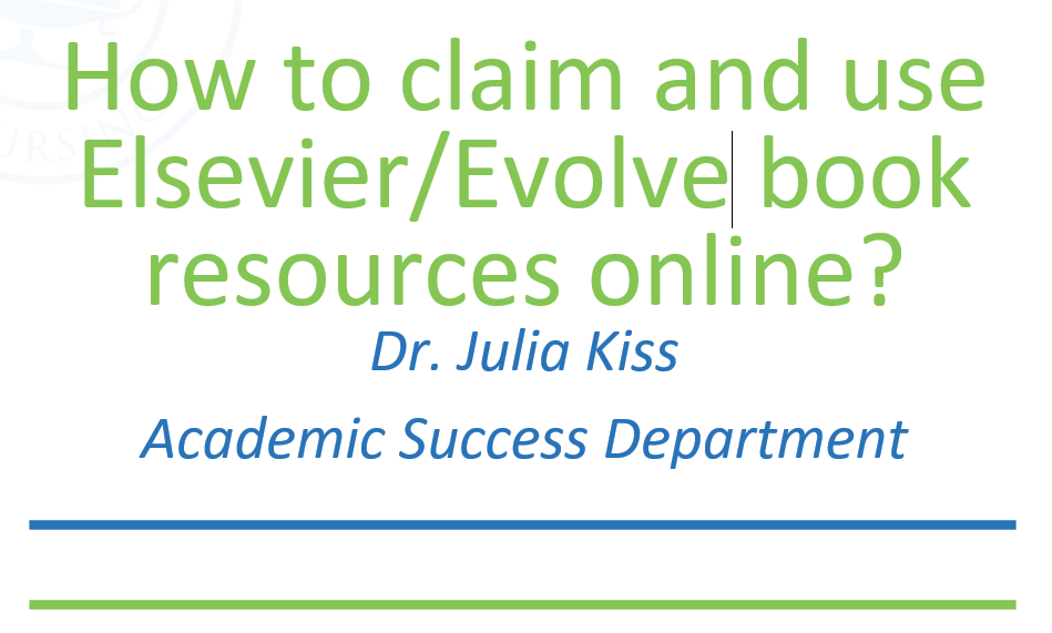 Elsevier Evolve