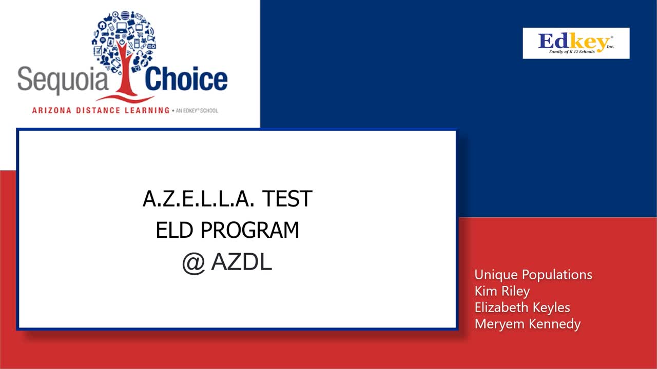 AZELLA Testing Information for Guardians