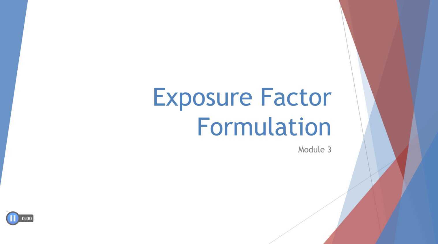 Mod 3-1 Exposure Factor - mAs and kVp