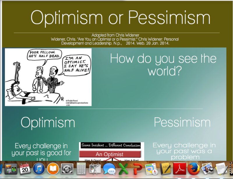 optimism and pessimism are both delusion
