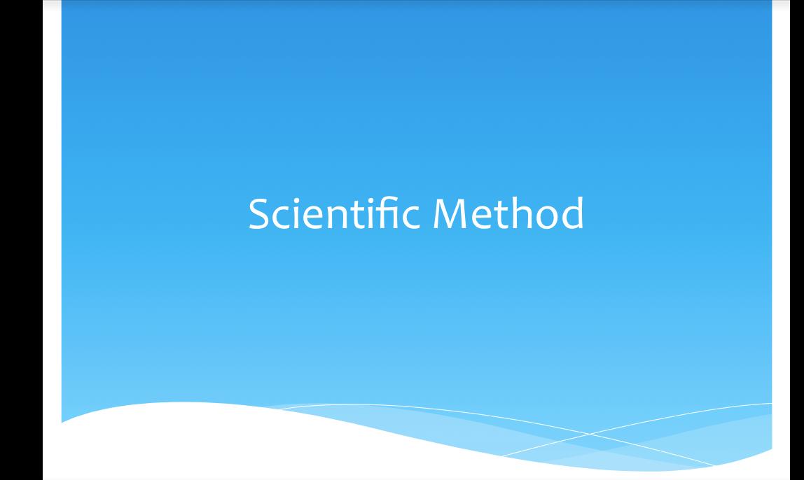 Scientific Method