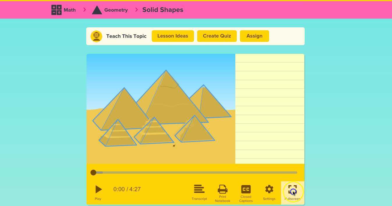 Solid Shapes (Brain Pop, Jr.)